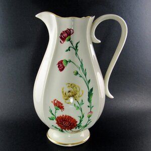 LENOX 1989 THE CHRYSANTHENIUM COLLECTION PITCHER MADE IN USA